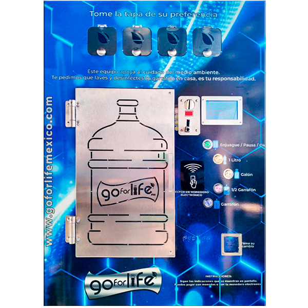 Ventana Automatica Despachadora de Agua Vida